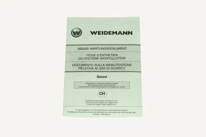 [1180215] Abgas-Wartungsdokument Weidemann