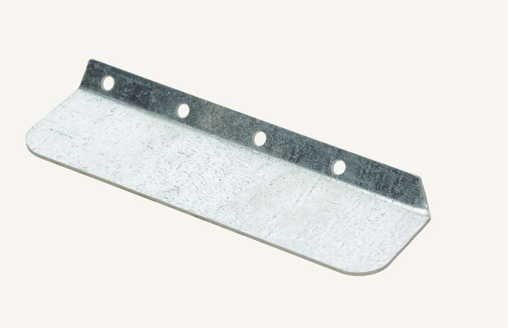 Front guard plate for bark peeling device