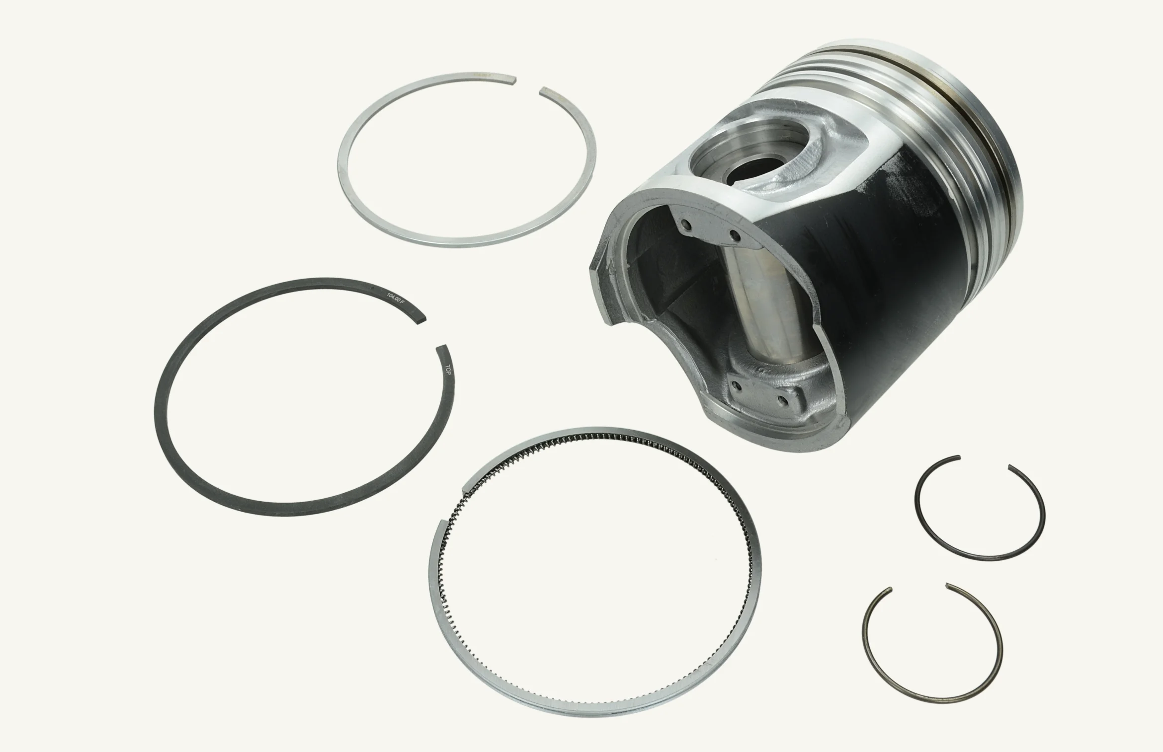 Motorkolben komplett Mahle 104.00mm Brennmulde 54.4mm