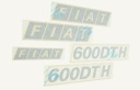 Adhesive set 600DT Decal Set FIAT 600 DT H