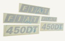 Type sticker kit Fiat 450DT