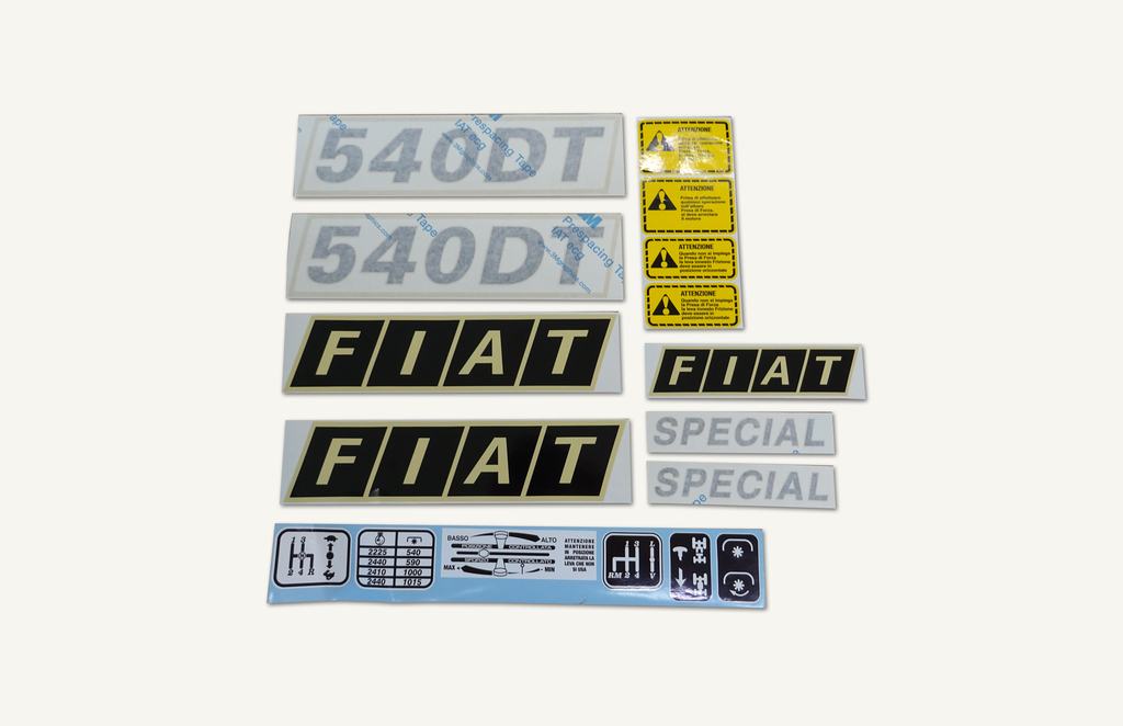 Kit d'autocollants de type Fiat 540DTS
