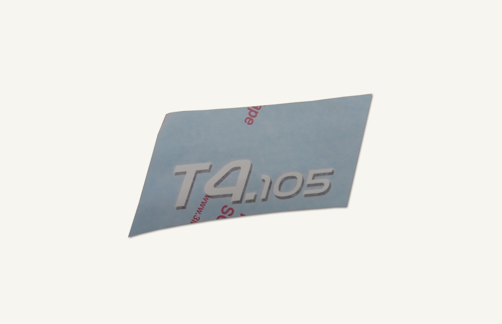 Type sticker T4.105 left