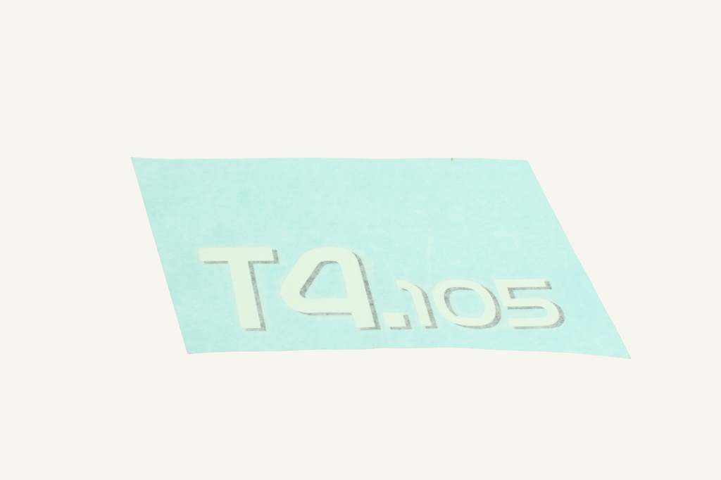Type sticker T4.105 right