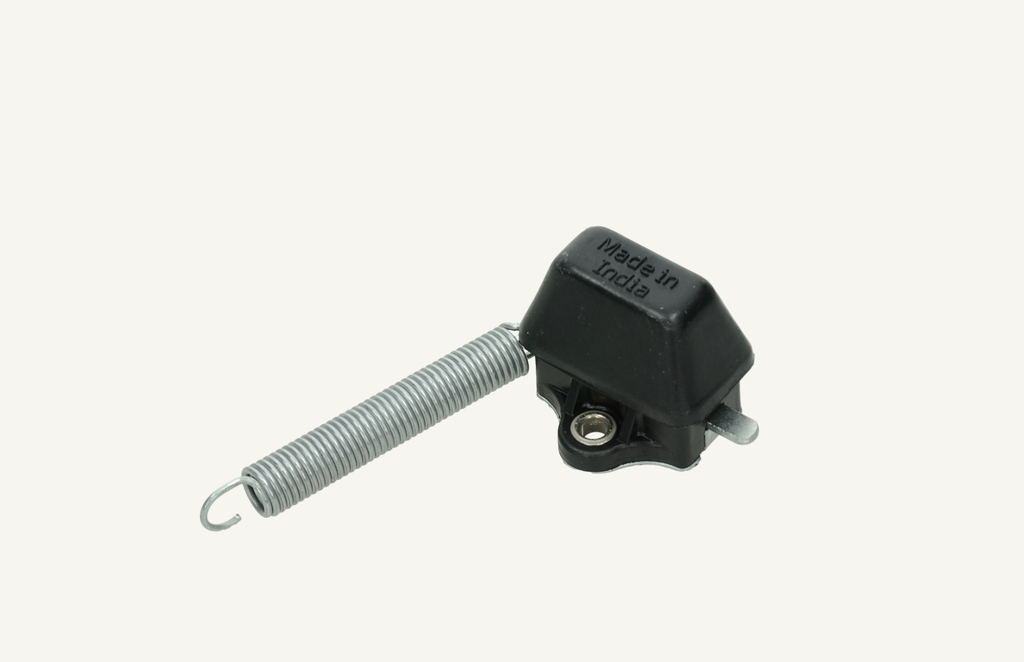 Brake light switch with spring closer
