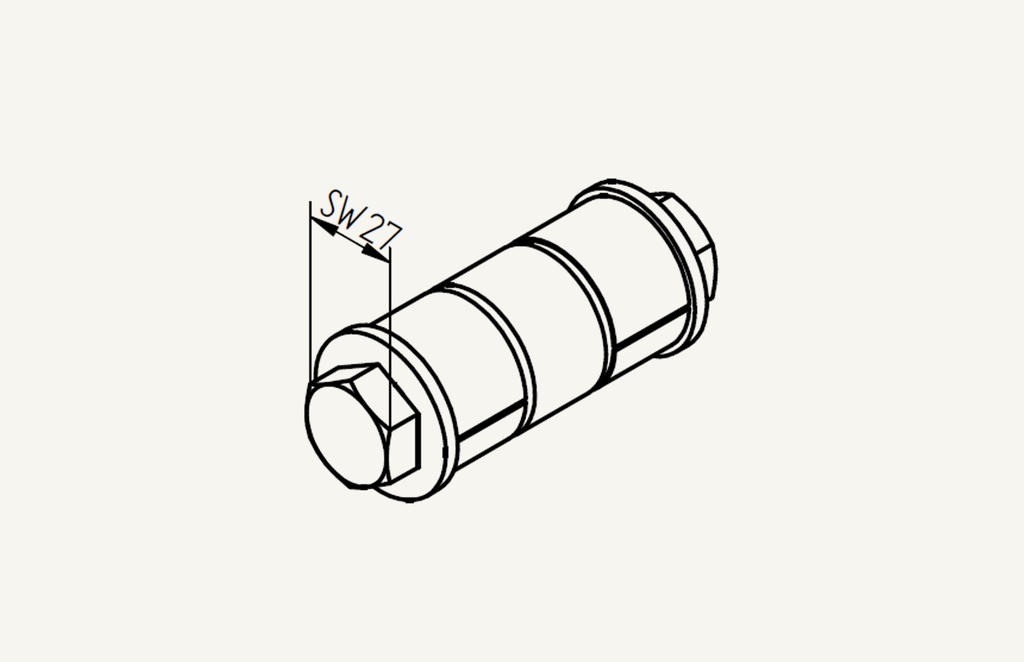 Extenderbolt D40x80dH40