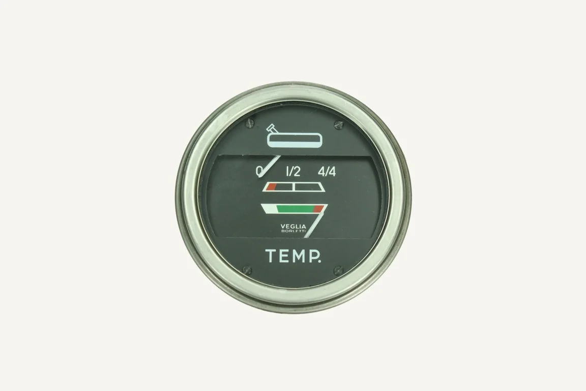[1060051] Temperature-Fuel Gauge Indicator Veglia 85/95mm
