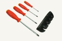 Set of Phillips screwdrivers 0, 1, 2, 3