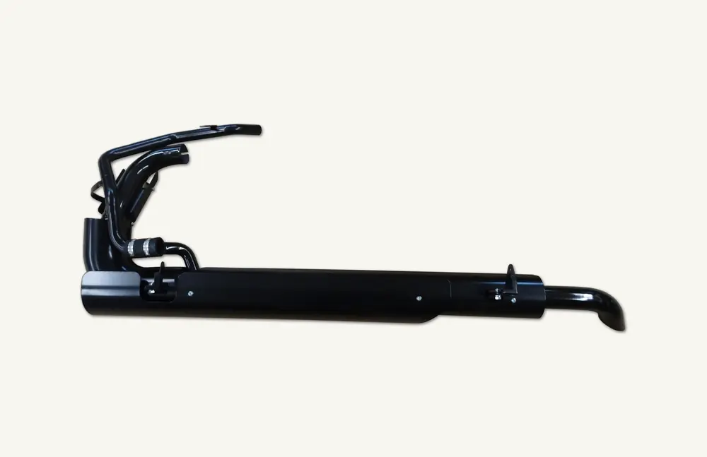 [1014150] Auspuffendrohr kp. mit Wärmeschutz mit Ejector