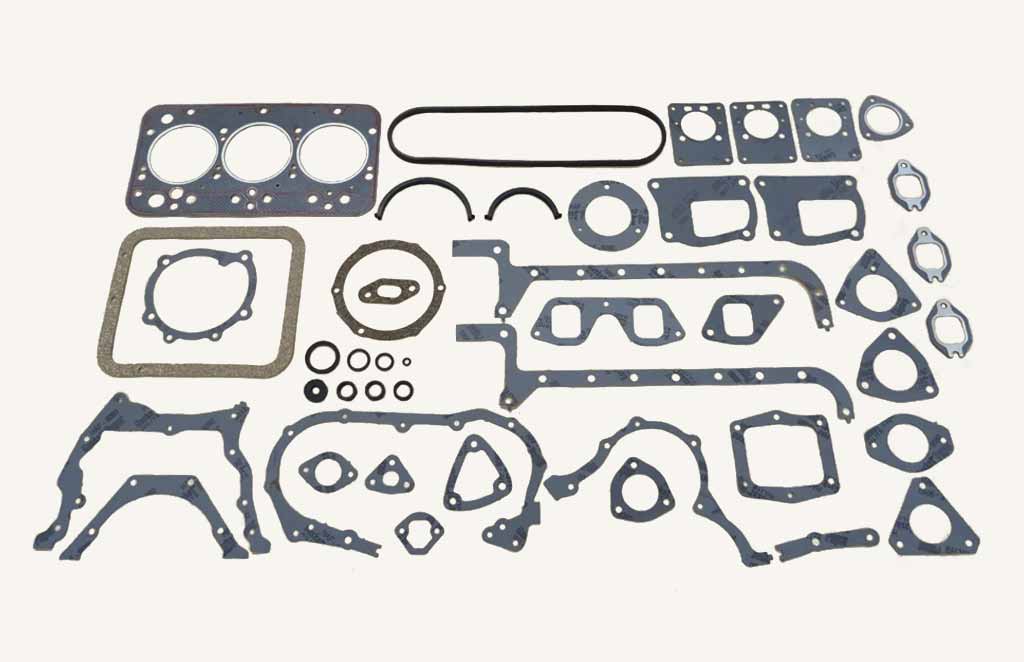 Engine gasket set without oil seals