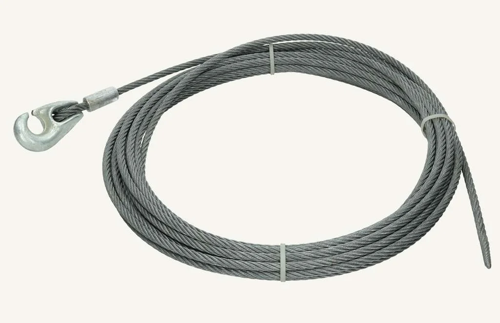 [1024180] Wire Rope 10m Ø8.4mm with Clutch Hook for LT-800