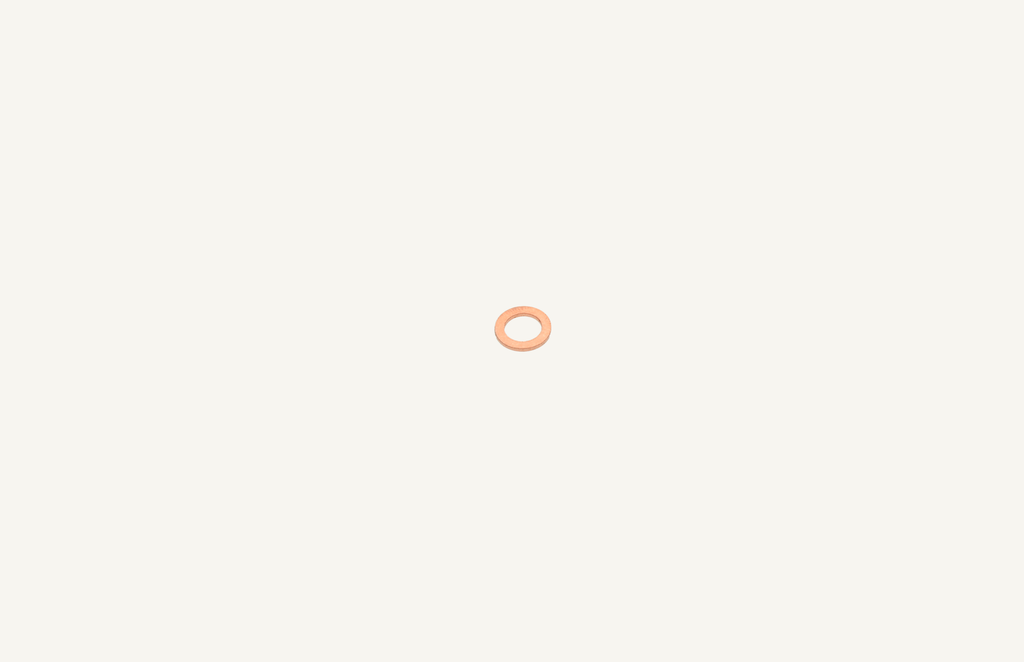 Copper ring 6x10x1mm