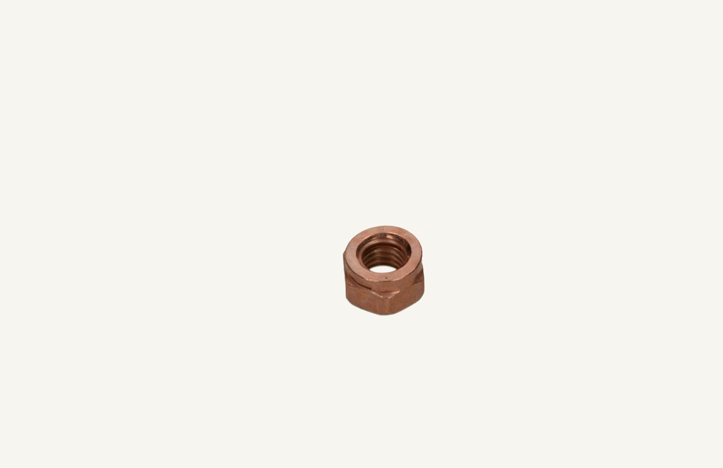 Hexagon nut copper M8