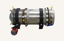 Exhaust silencer with particle filter