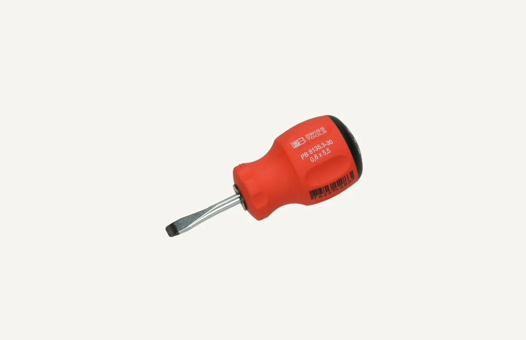 [1063115] Screwdriver Slotted short PB SwissGrip 3