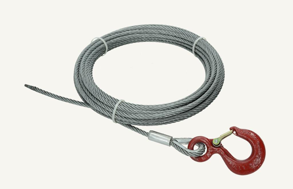 Drahtseil 15m Ø8.4mm mit Haken für LT-800