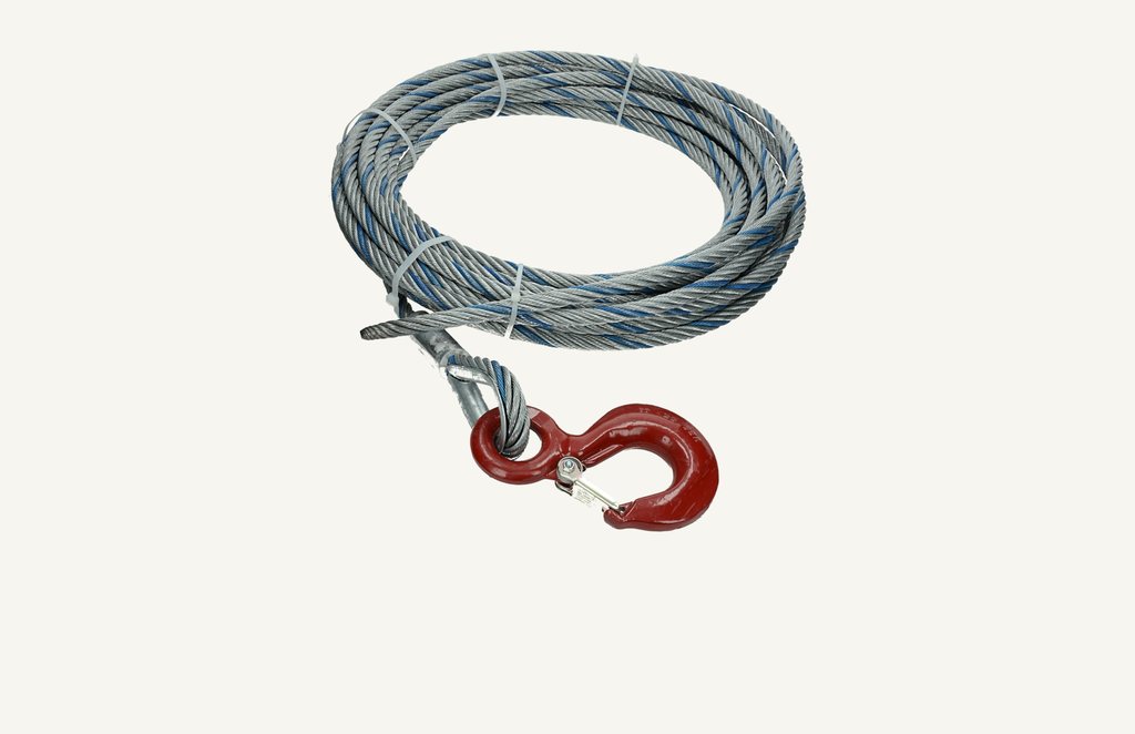 Wire rope 20m Ø16mm with hook for LT-3200