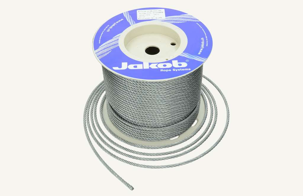 Wire rope 5mm x 100m galvanised