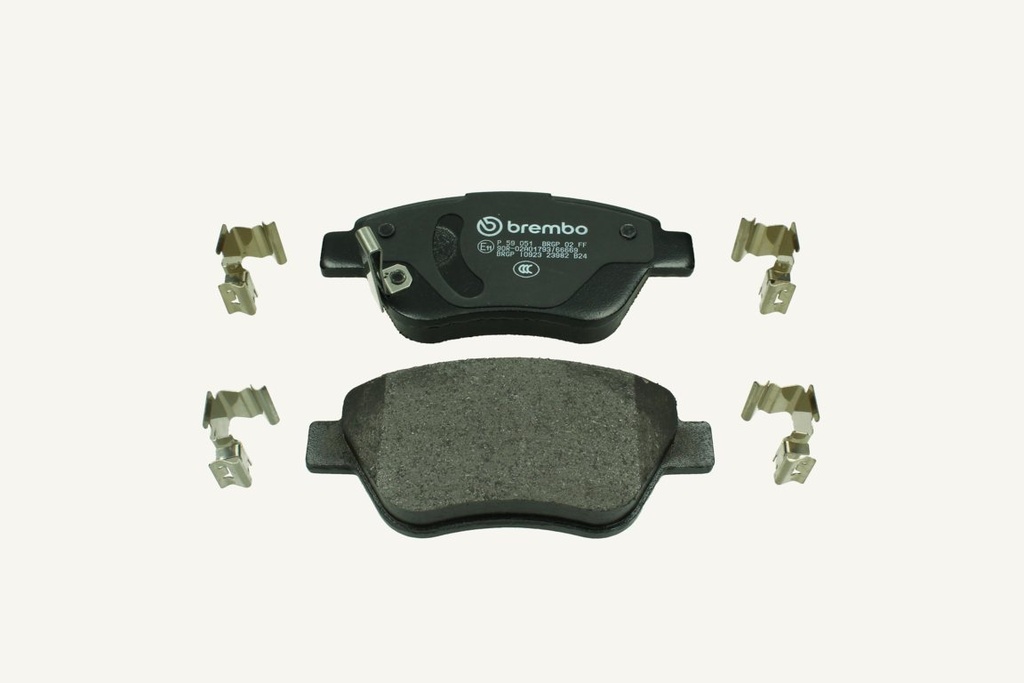 Brake pad pair 123mm (Bosch caliper)