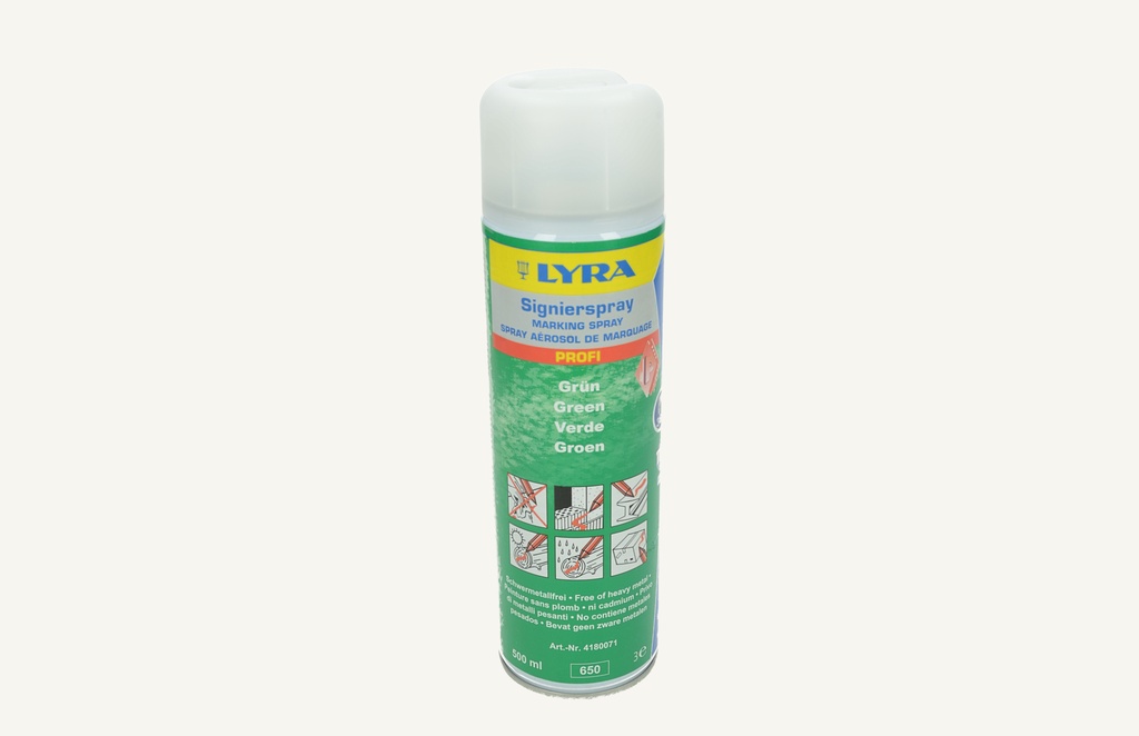 Spray de marquage forestier vert