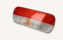 Rear light right complete 270x110mm Rubbolite