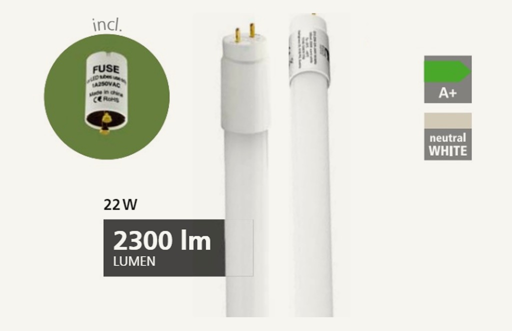 LED tube T8 / G13 22W / 1500mm