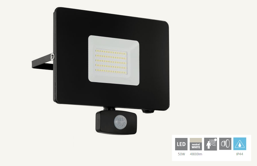 Outdoor light with motion sensor