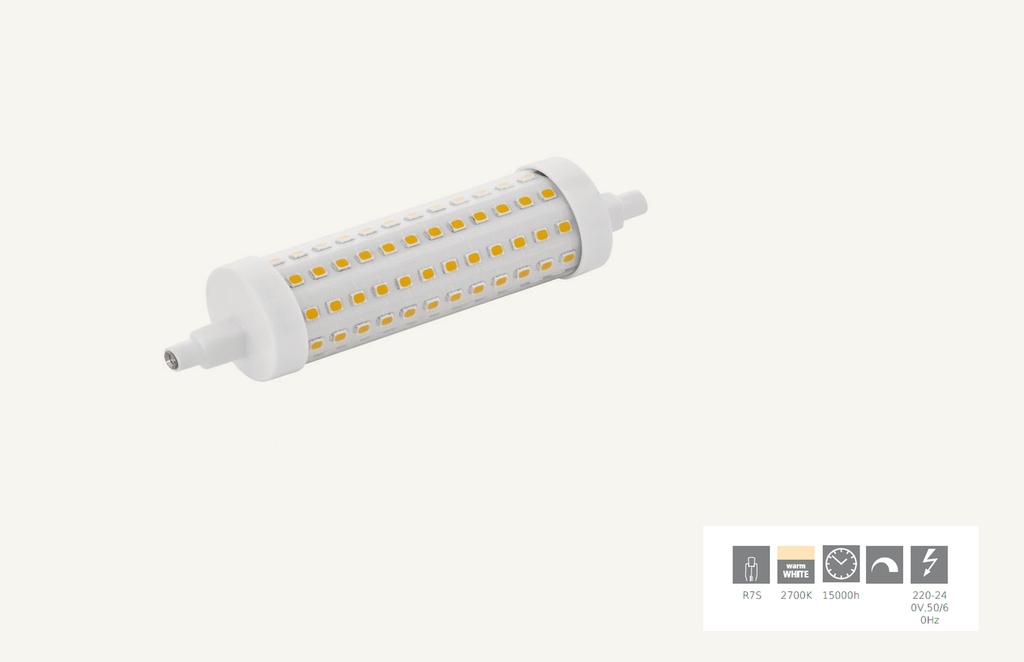 Lamp Halogen LED 118mm / R7s