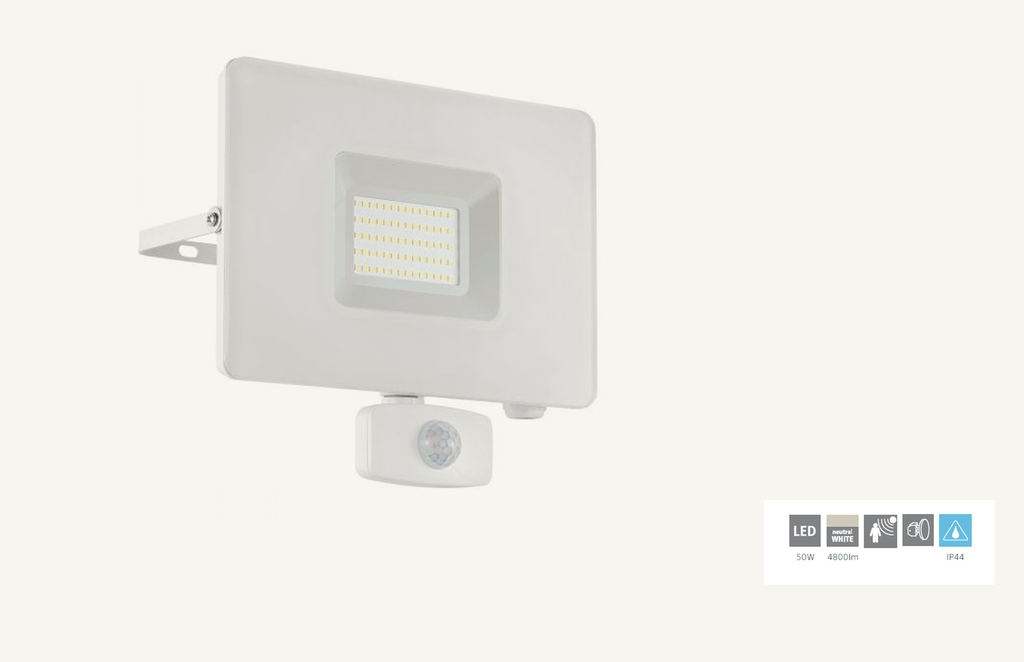 Outdoor light with motion sensor