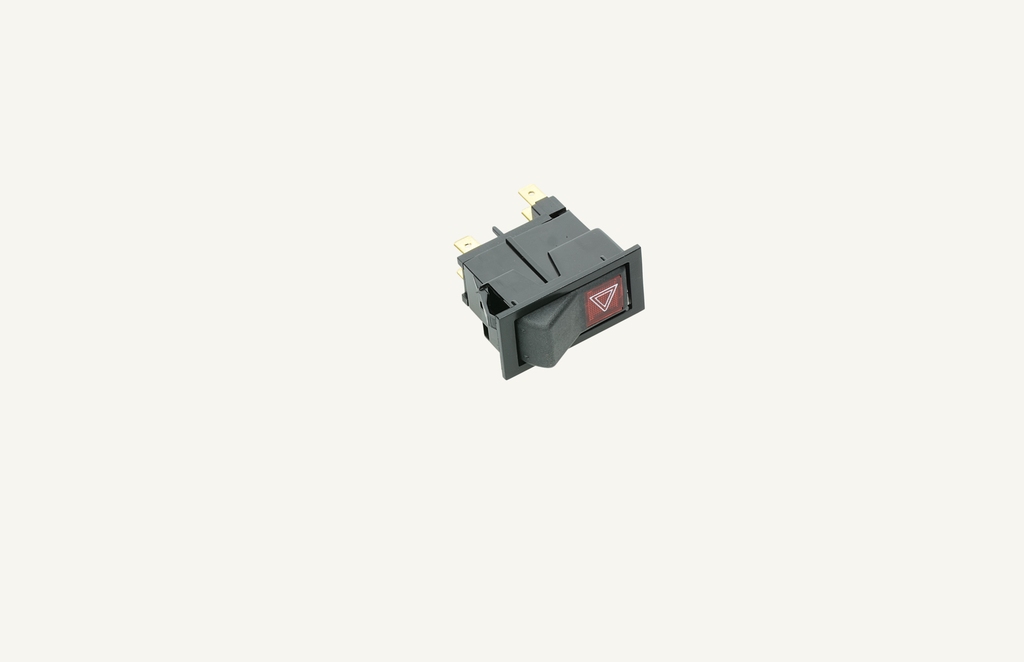 Hazard warning switch 22x44mm 2 Pin