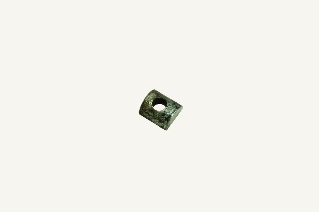 Clamping piece 14x15x7mm, bore 6.5mm (SECOND HAND)