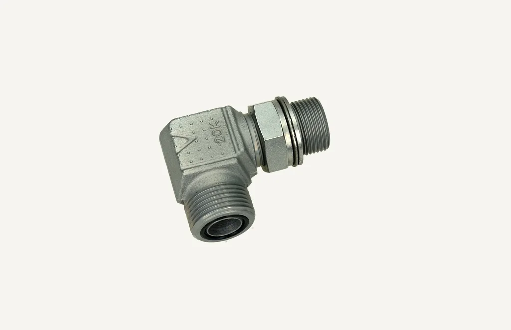 Hydrauliknippel 90° M22x1.5-1"x14G