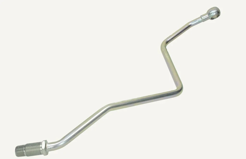 [1010514] Hydraulic Oil Line reinforced 1 es Valve 640mm