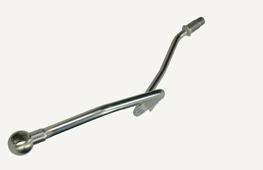[1010513] Hydraulic Oil Line reinforced 2 es Valve 690 mm