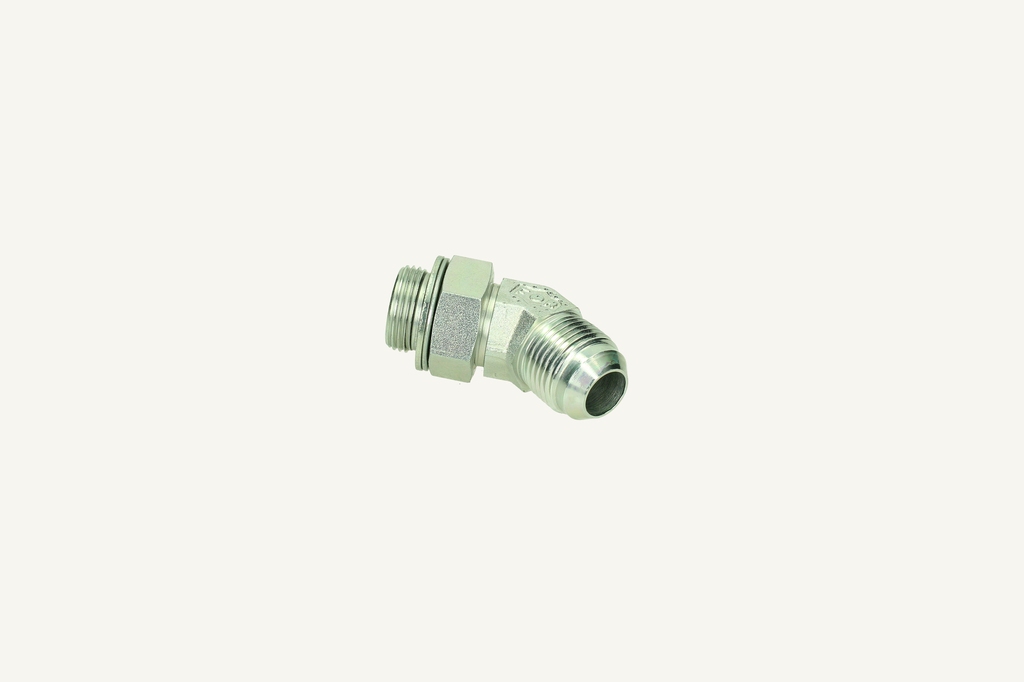 Hydraulic nipple 45° 7/8-14 x M22x1.5ORB