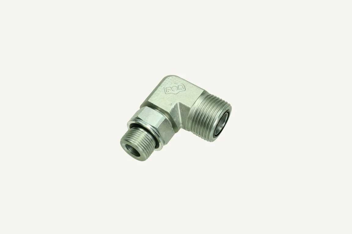 Raccord coude 90°1-3/16''-12 ORFS x M22 x 1.5 ORB