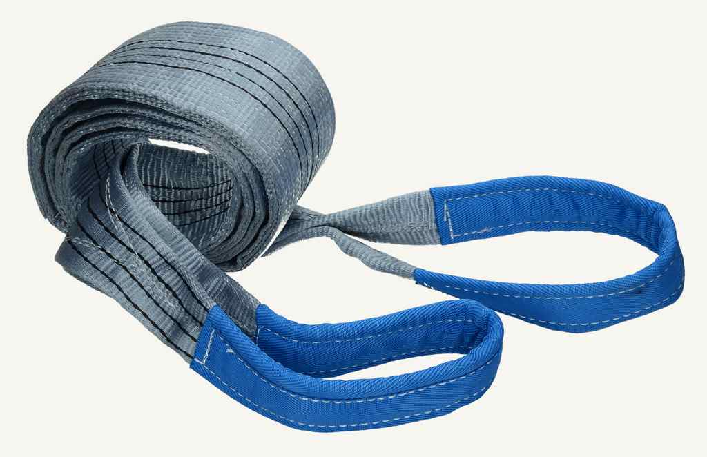 Trunk strap LT 40kN grey 120x3000mm (loop 60mm)