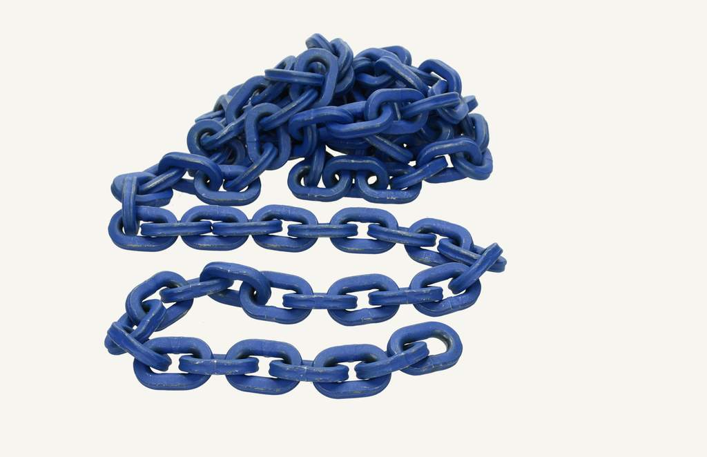 Back chain (grade 100 blue) square 8mm 