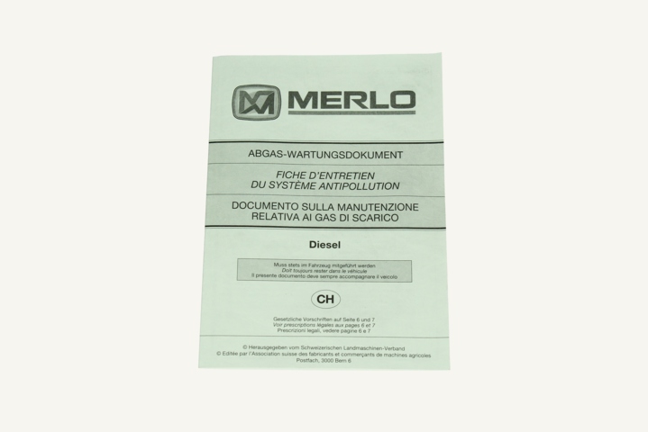 Exhaust maintenance document Merlo