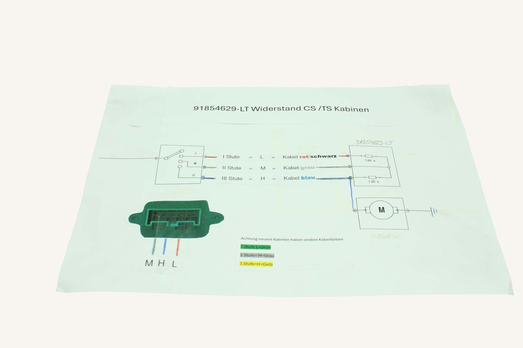 Cabin heating resistance