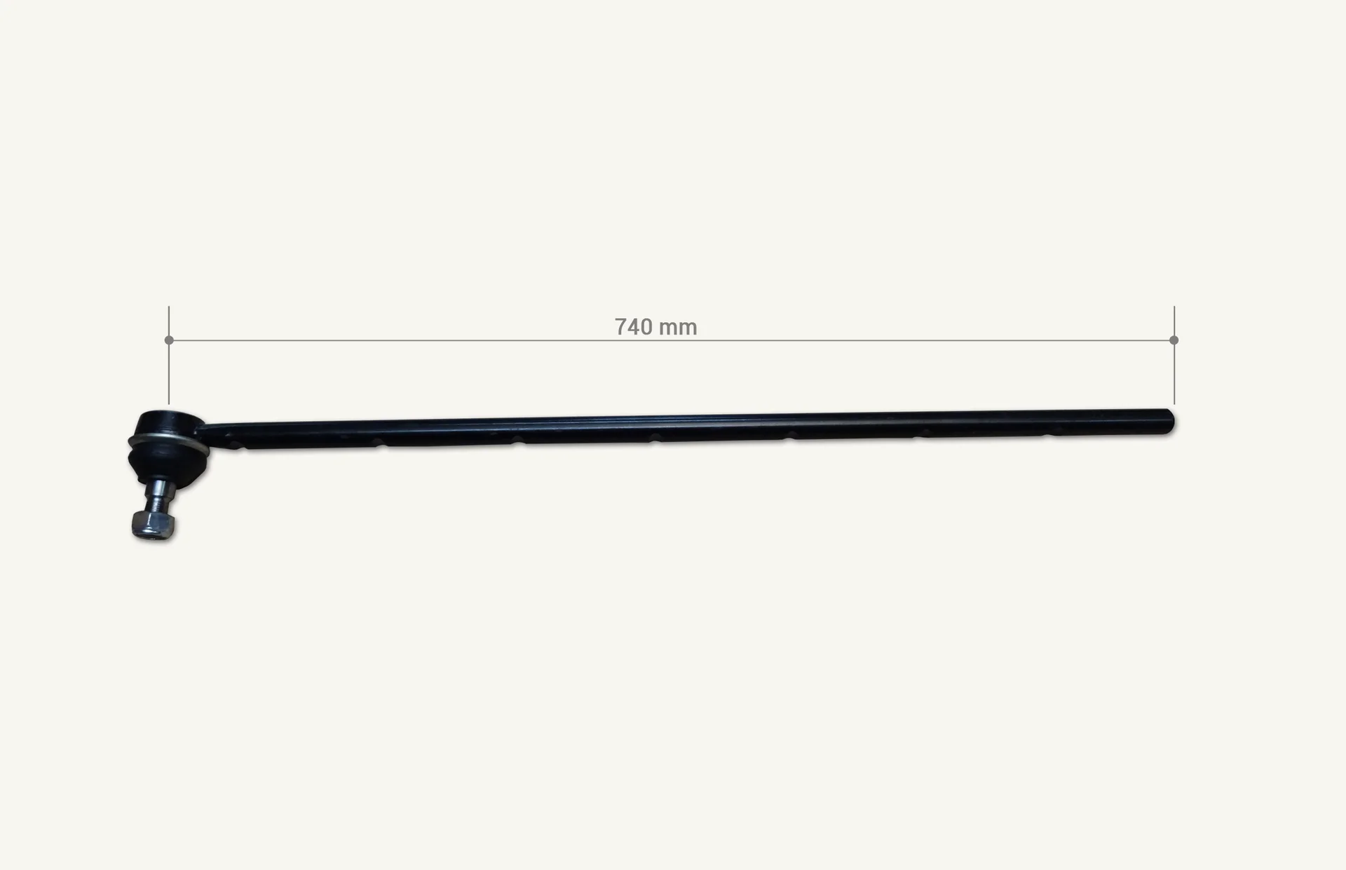 Rod End with Rod 20x740mm