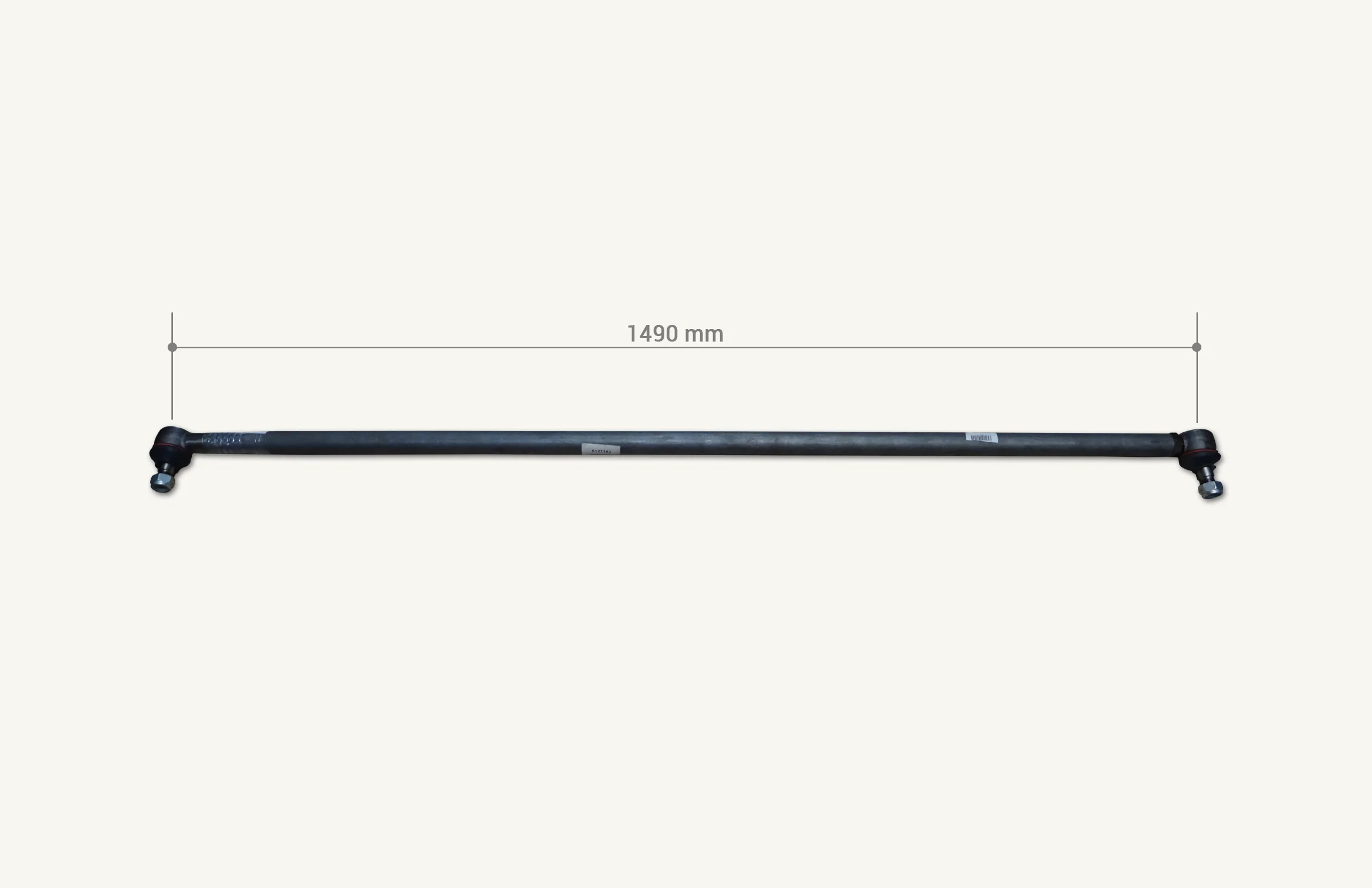 Spurstange komplett Konus 20-22mm Länge 1490-1540mm