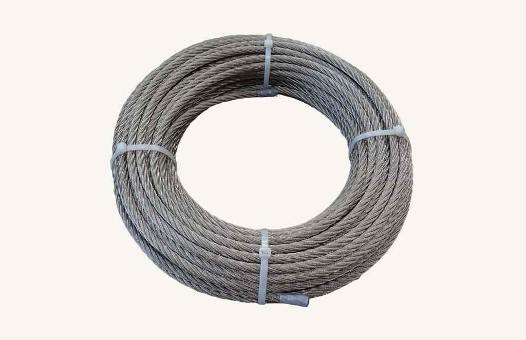 Round strand rope 6x19WC 10mm stainless steel