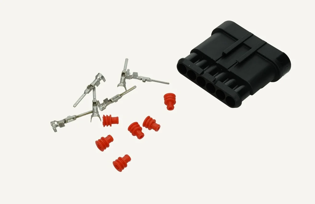 [1053747] Kit bouchon complet AMP 6 Pin Female