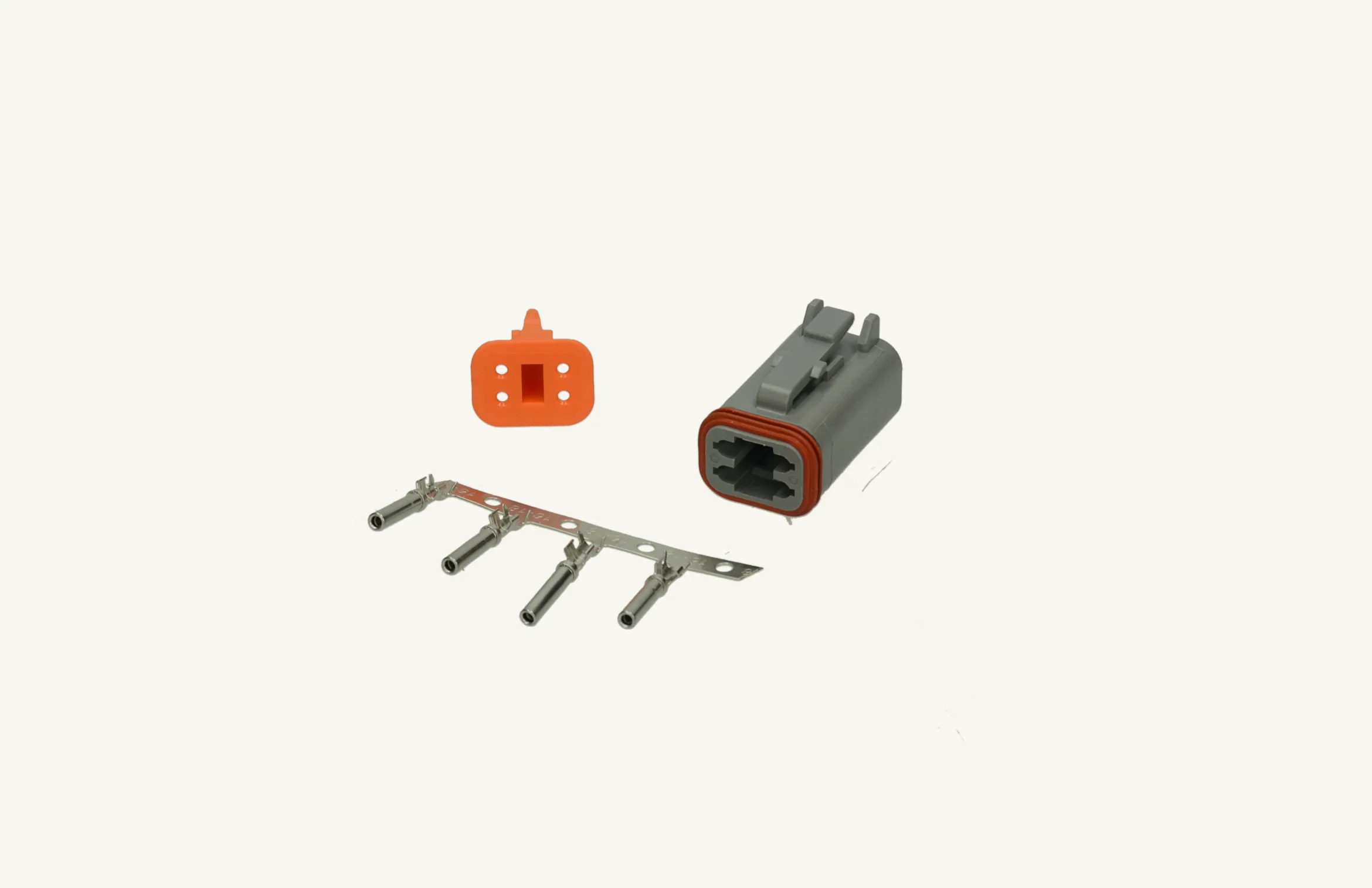 [1053753] Steckersatz komplett Deutsch 4 Pin Male