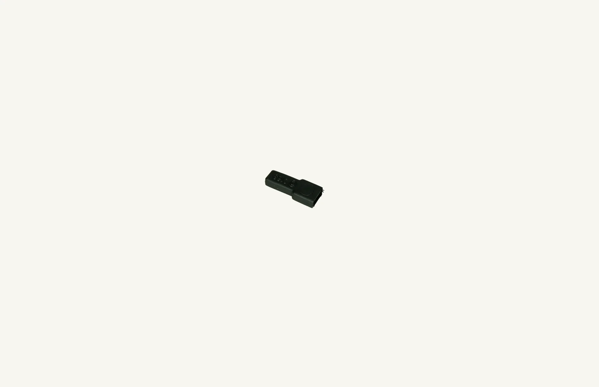 [1074786] Couvercle protection bouchon noir Cobo 1 Pin