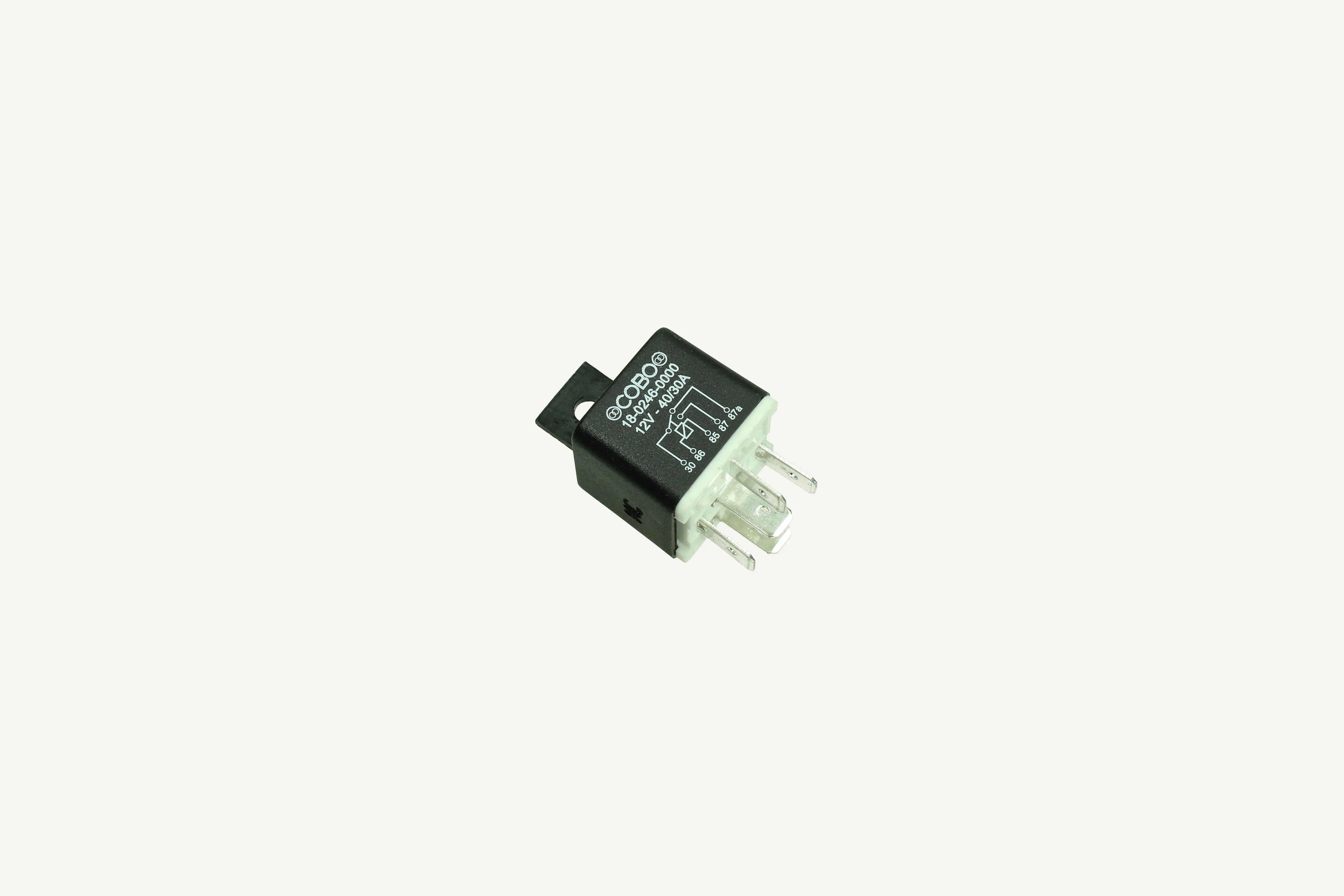 [1001140] Relais Wechselkontakt  12V 40/30A Cobo