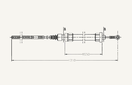 [1067331] Kabelzug Liftomatic 1050/1310mm