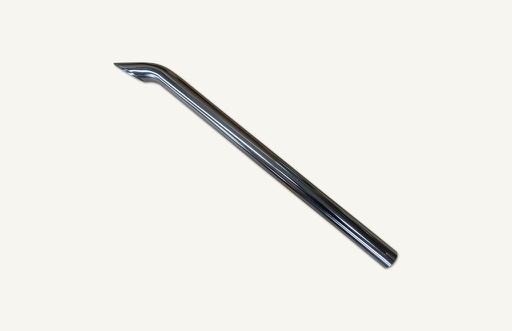 [1078221] Exhaust tailpipe polished chrome steel 54.0 x 985 mm