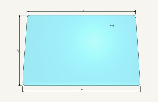 [1002117] Frontscheibe klar 1015/1105x660mm